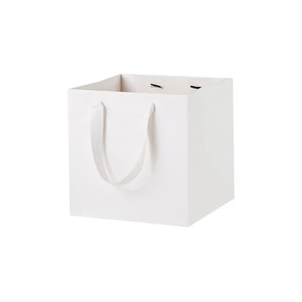 Vibrant Square Paper Gift Bags for Presents With Handles