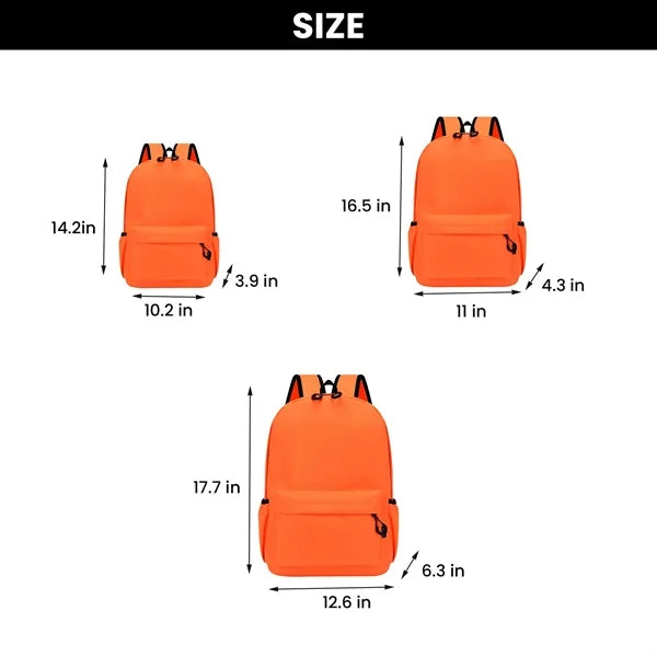 Lightweight Casual Colorful Kids School Backpack