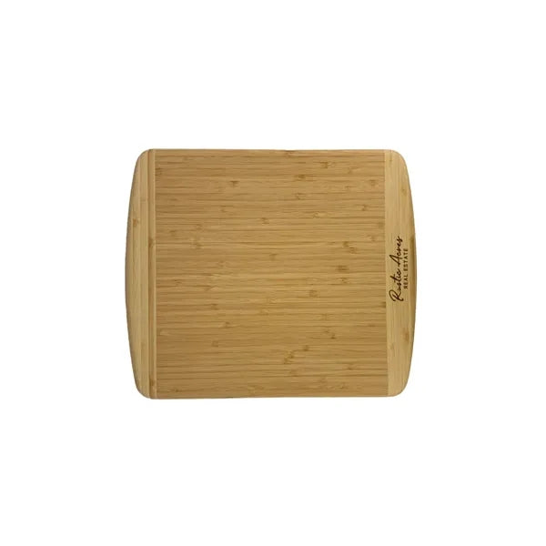 13.5" x 11.5" 2-Tone Bamboo Cutting Board