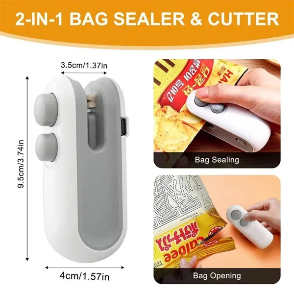 2 in 1 Rechargable Bag Sealer