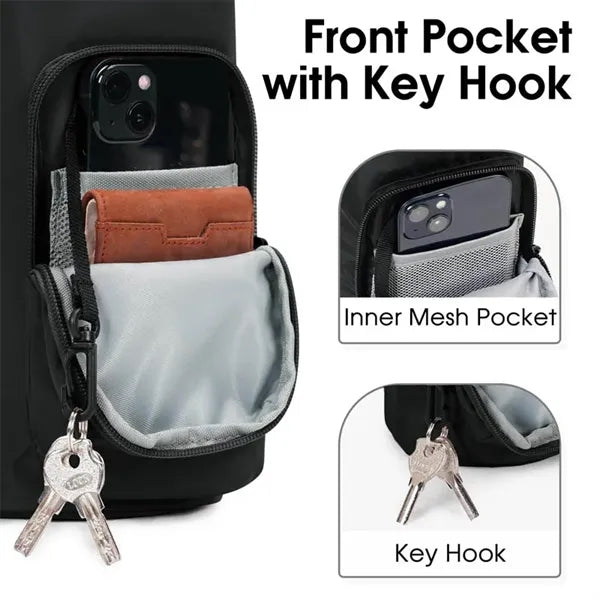 Water Bottle Carrier Bag with Phone Pocket