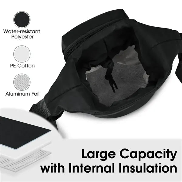 Water Bottle Carrier Bag with Phone Pocket
