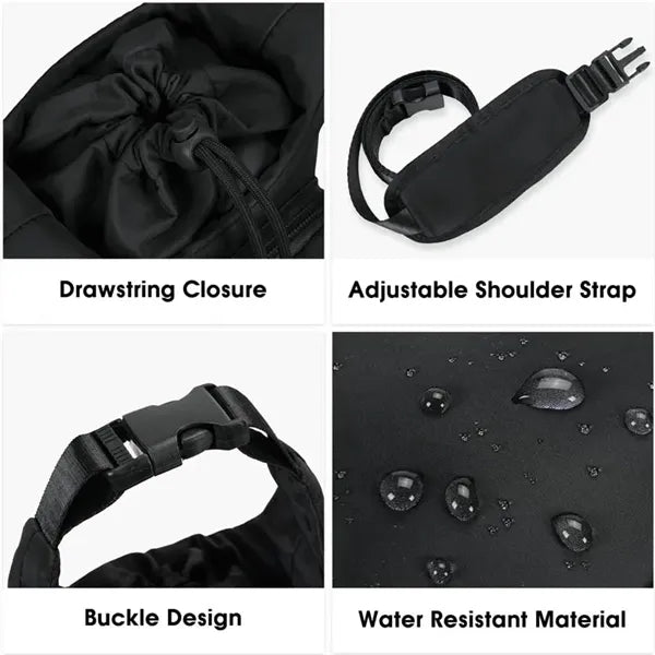 Water Bottle Carrier Bag with Phone Pocket