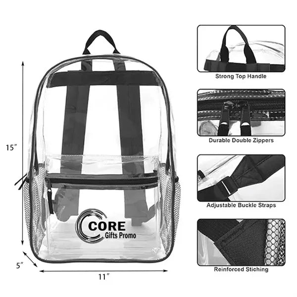 Clear Backpack Heavy Duty