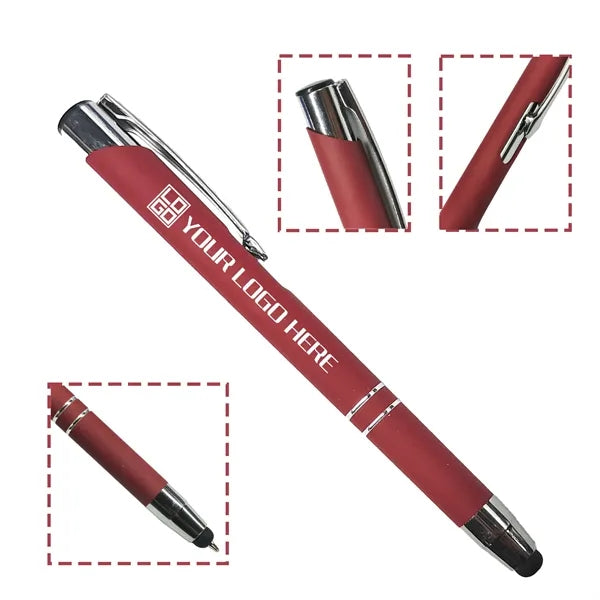 Tres-Chic Softy Stylus - Laser Engraved - Metal Pen