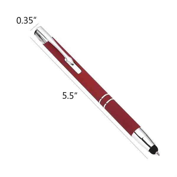 Tres-Chic Softy Stylus - Laser Engraved - Metal Pen