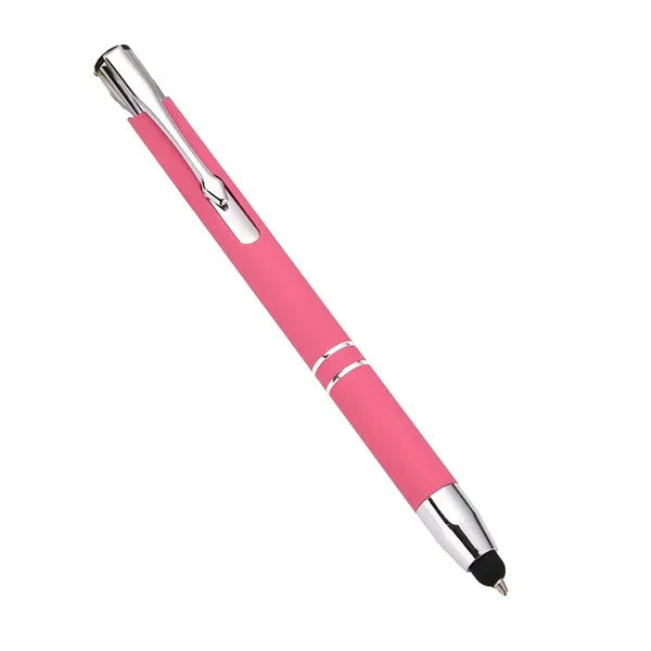 Tres-Chic Softy Stylus - Laser Engraved - Metal Pen