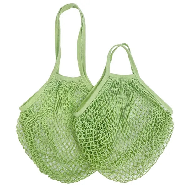 Collapsible Cotton Mesh Tote