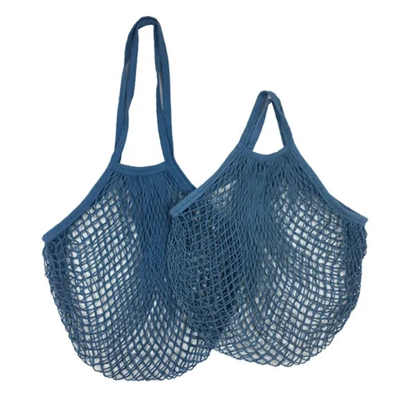 Collapsible Cotton Mesh Tote