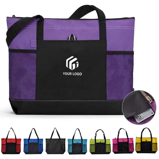 Utility Top Zipper Nurse Teacher Gifts Shopping Tote Bag