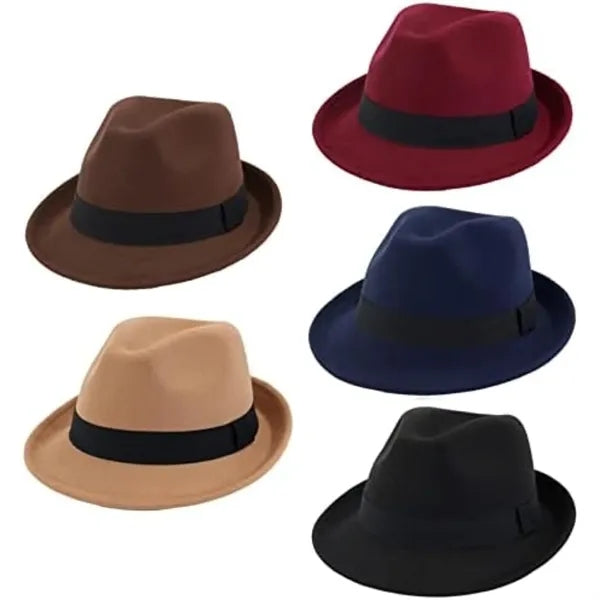 Elegant Linen Fedora Hat