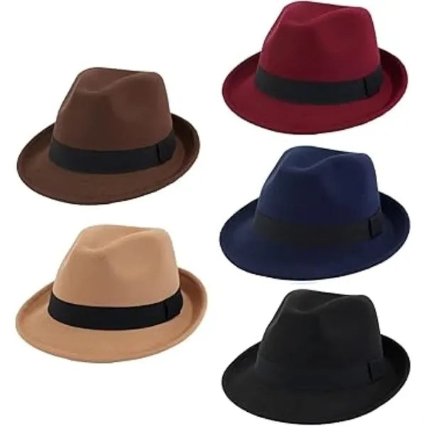 Elegant Linen Fedora Hat