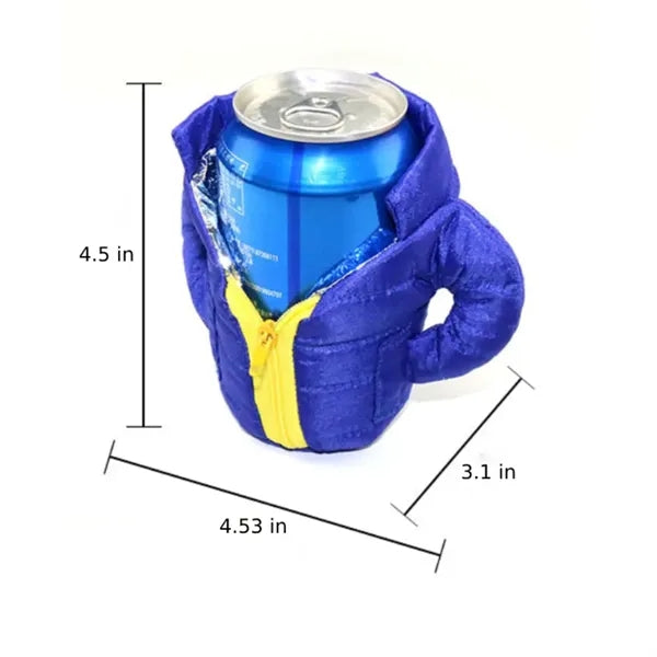 Insulated Puffer Jacket Can Cover