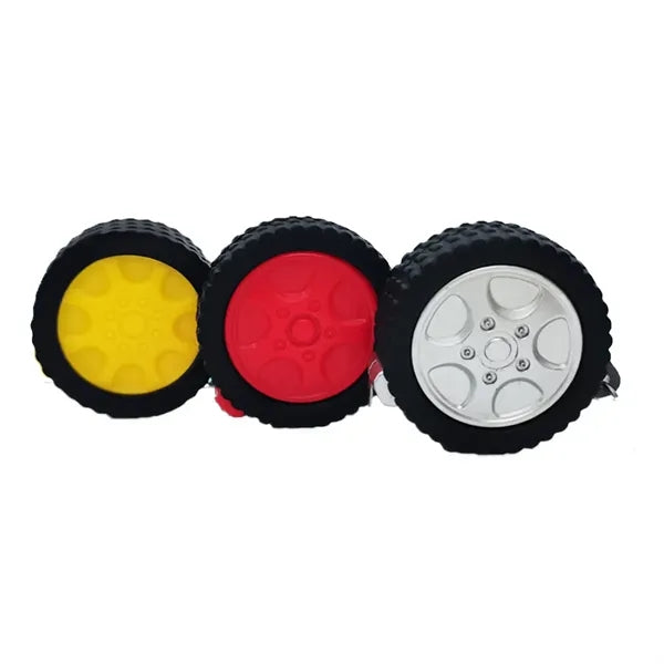 Mini Keychain Retractable Tire Shape Tape Measure