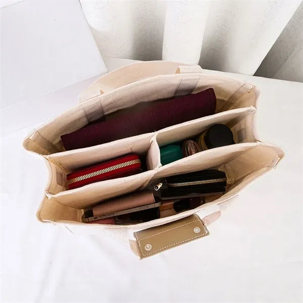 Large Capacity Multi Pocket Canvas Hand Messenger Bag