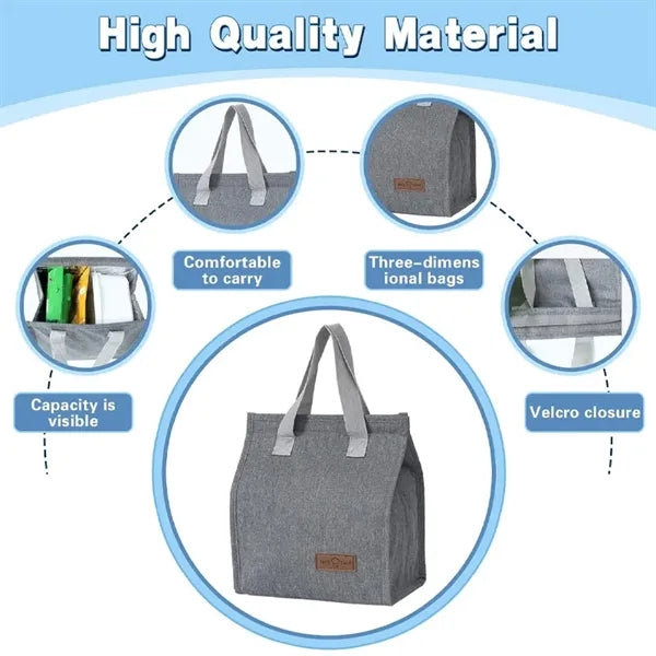 Simple Insulated Lunch Tote Bag