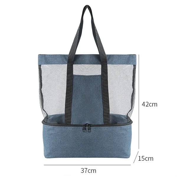 Waterproof Beach Bag with Cooler Compartment