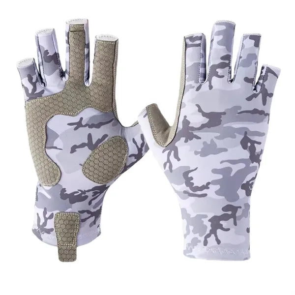 Sun UPF50+ Fishing Gloves UV Protection
