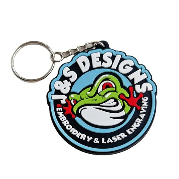 Made PVC 3D Keychain Or Key Tag