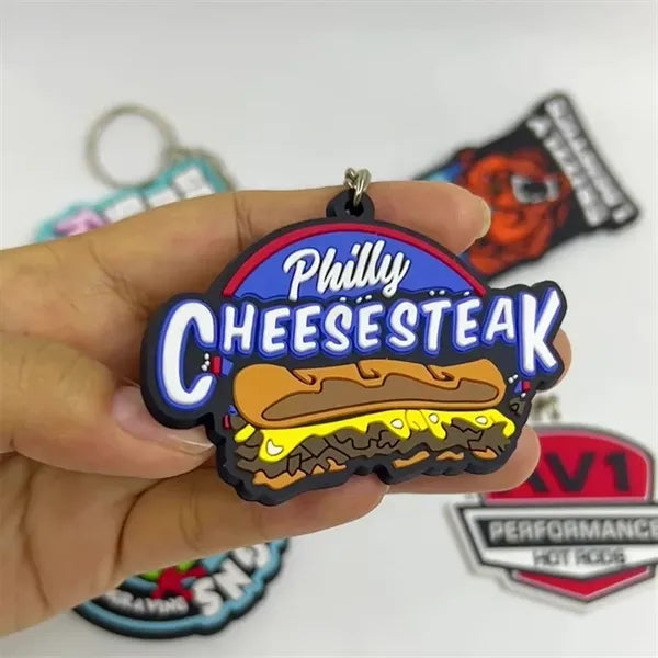 Made PVC 3D Keychain Or Key Tag