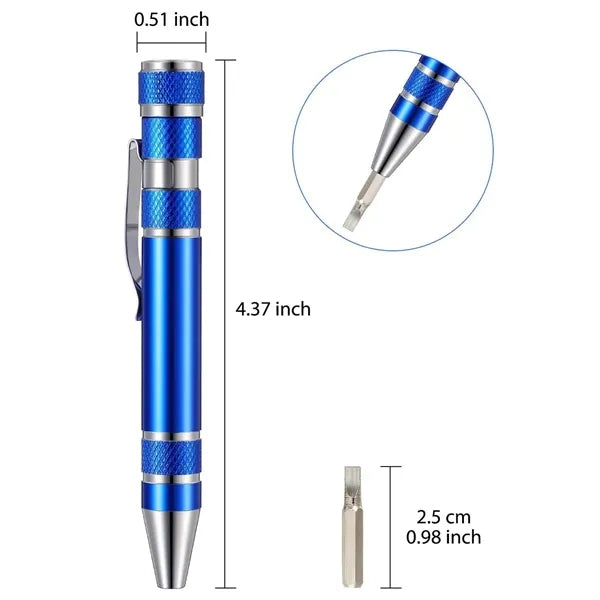 8 In 1 Multitool Screwdriver Pen