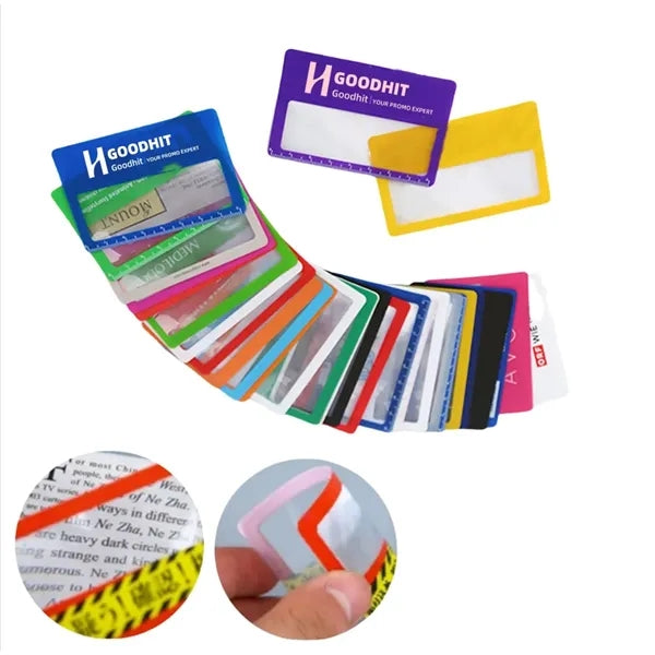 Magnifying PVC Card with Eco-Friendly Material for Reading