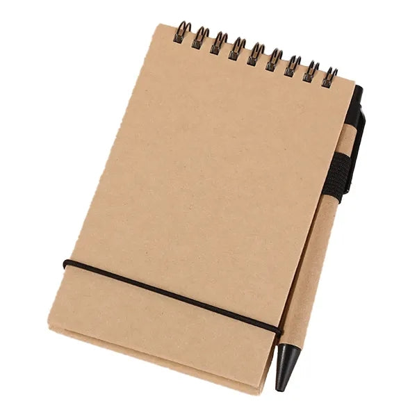 Mini Spiral Notebook With Pen