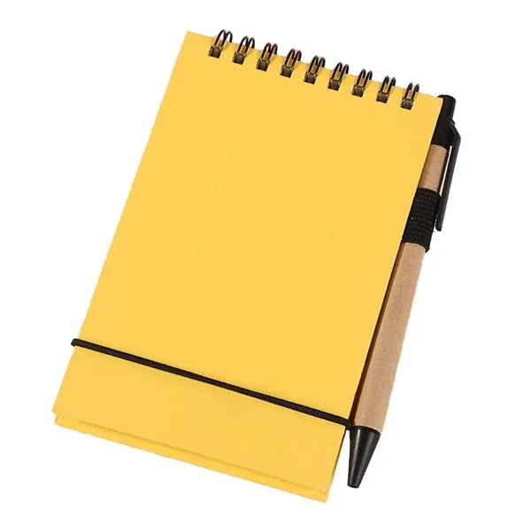 Mini Spiral Notebook With Pen