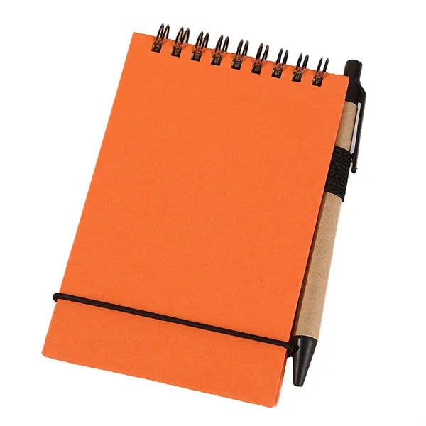Mini Spiral Notebook With Pen