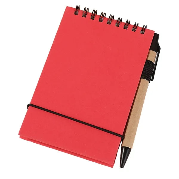 Mini Spiral Notebook With Pen