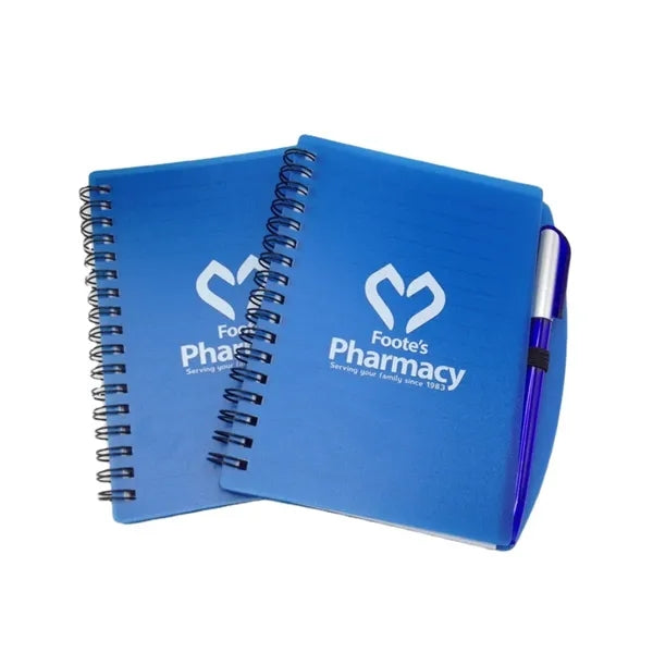 A6 Spiral Notebook Ballpoint Pen Combo