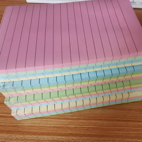 200pcs Assorted Colors Sticky Notes 4 x 6-Inch