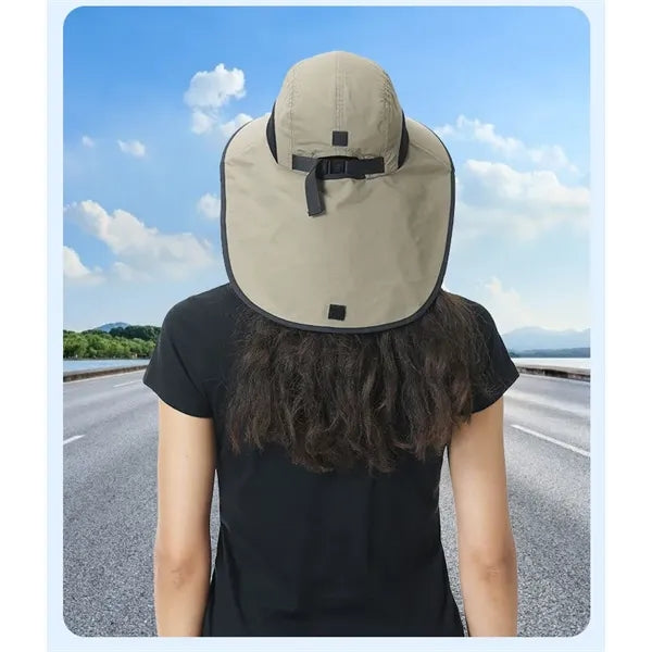 UPF 50 Sun Protection Fishing Hat with Neck Cover