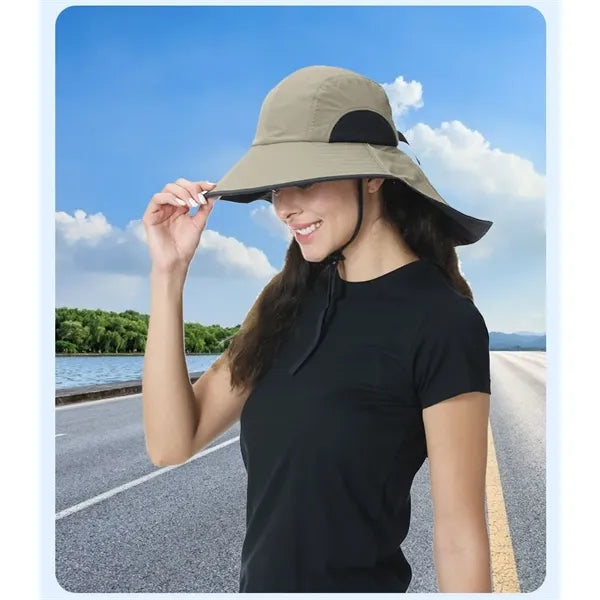 UPF 50 Sun Protection Fishing Hat with Neck Cover