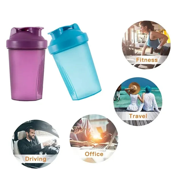 Sports Plastic Shaker Bottle