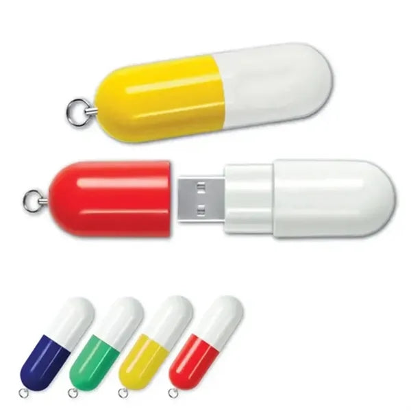 Drug Pill Capsule Shaped USB Memory Stick Flash Drive Disk