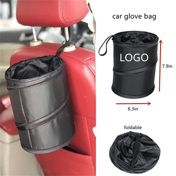 Car Trash Can Collapsible Pop-up Waterproof Bag