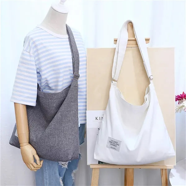 Women's Retro Large Size Canvas Shoulder Bag