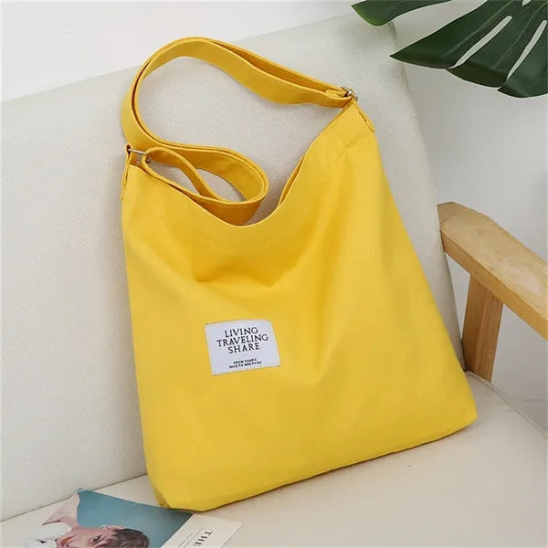 Women's Retro Large Size Canvas Shoulder Bag