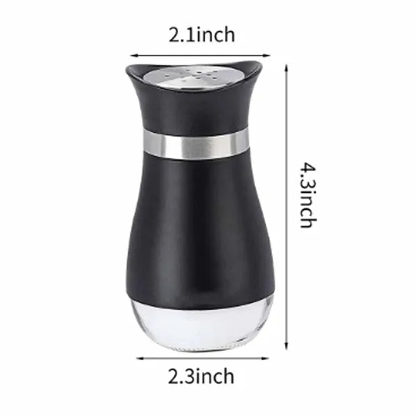 Refillable Stainless Steel Spice Shaker with Lid