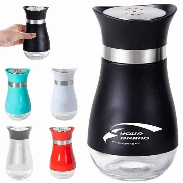 Refillable Stainless Steel Spice Shaker with Lid