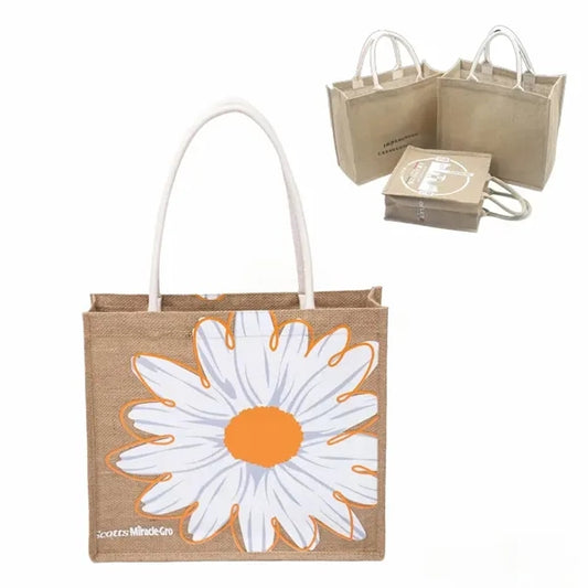 Juliet Jute Tote Bag