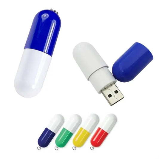 Drug Pill Capsule Shaped USB Memory Stick Flash Drive Disk