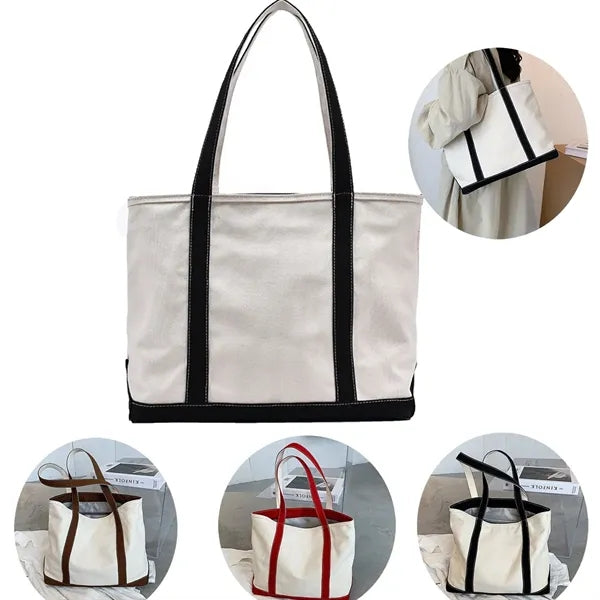 Women's Canvas Tote Bag Work Shoulder Crossbody Handbags