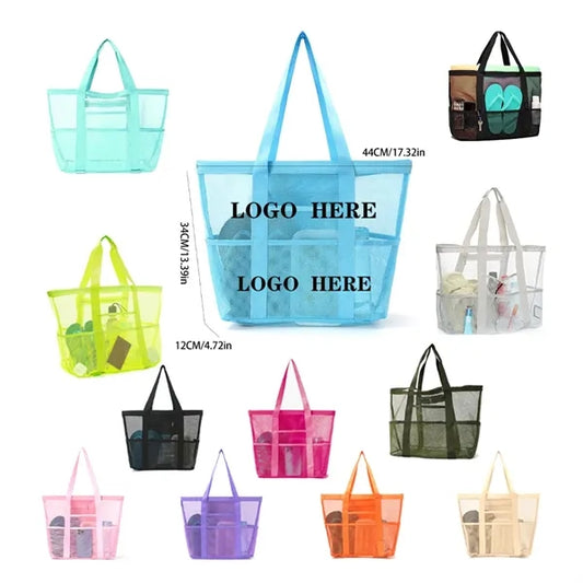 Waterproof Mesh Swimming Beach Tote Bag