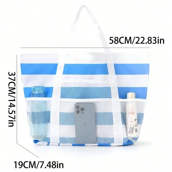 Waterproof Mesh Swimming Beach Tote Bag