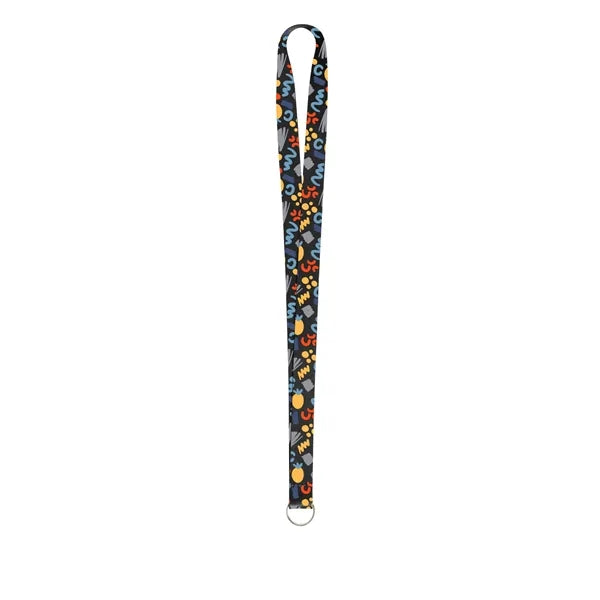 3/4" Custom Dye Sublimated Lanyard