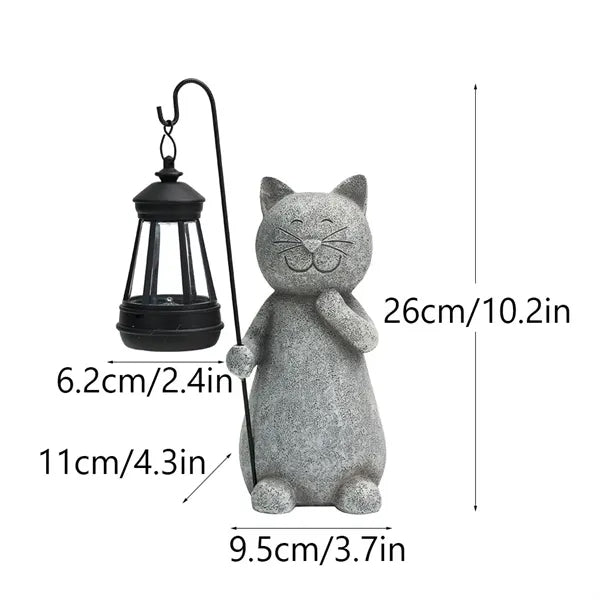 Large Cat Garden Statue Ornaments Outdoor