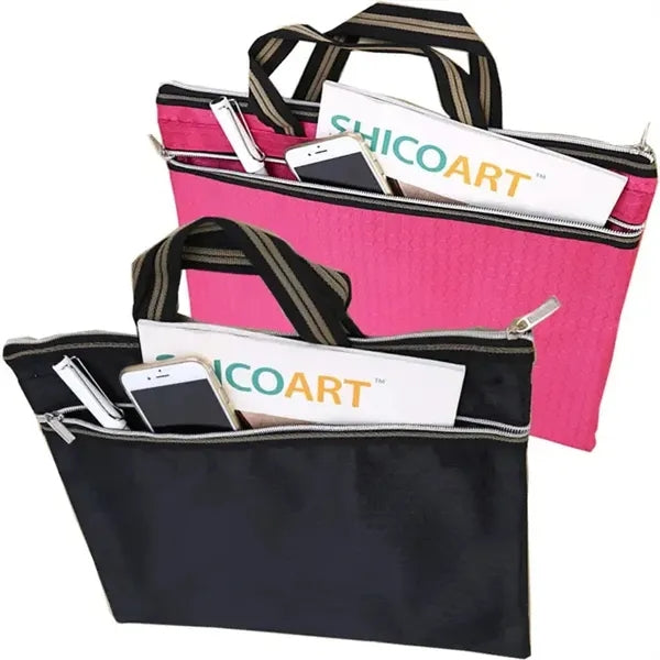 Business Zippe Briefcase Document File Pouch Conference Bag