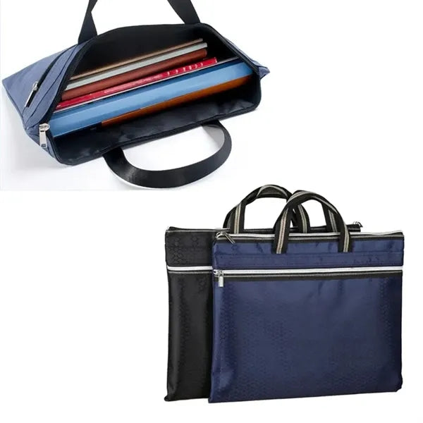 Business Zippe Briefcase Document File Pouch Conference Bag
